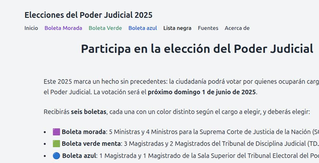 Screenshot de judicial-candidates-mx